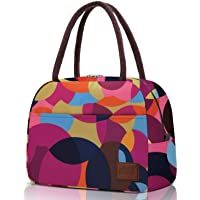 Los mejores  - Moyad - Bolsa isotérmica para almuerzo- portátil- almuerzo- diseño de lunares- elegante y moderno para mujer- niño…